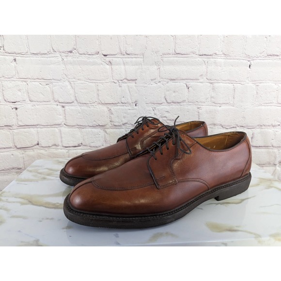 Allen Edmonds Split Toe Brown Leather Lace Up Oxford Men\'s Size 10.5 main image 4